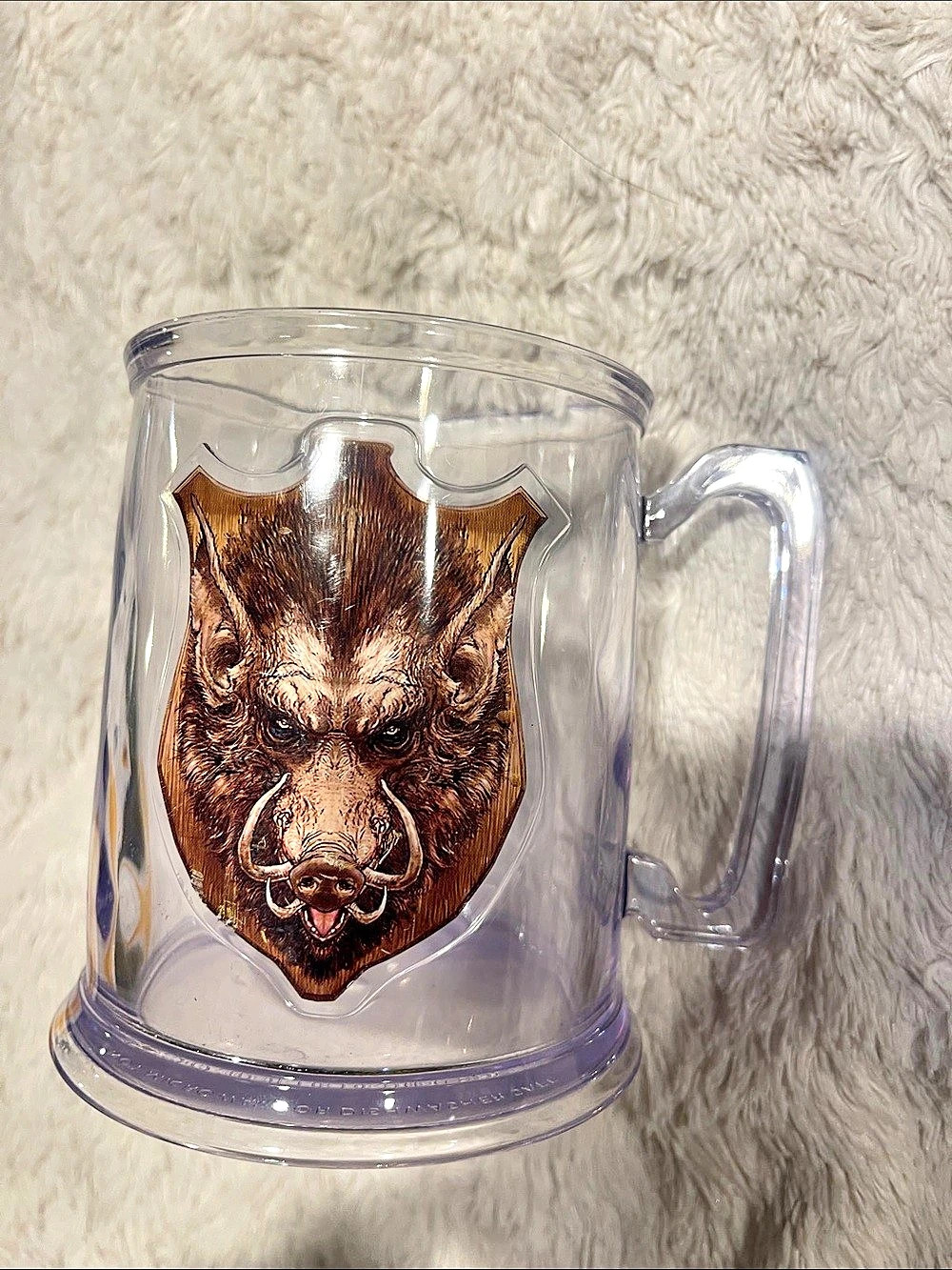 Warner Bros. The Wizarding World of Harry Potter Hog's Head Plastic Mug.